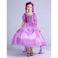 Children Frocks Designs Party Girls Robes d&#39;anniversaire Purple Christmas Party Little Girl